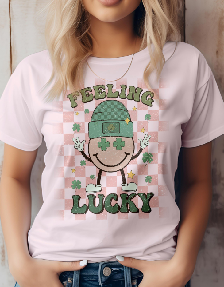 'Feeling Lucky' St Patrick's Graphic Tee