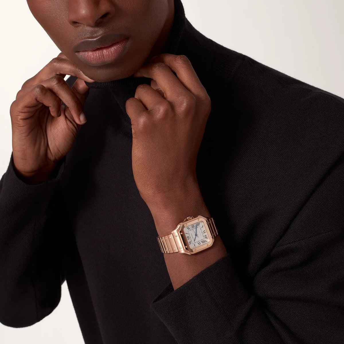 Unworn Santos, 18k Rose Gold, 35.1mm, photo 8