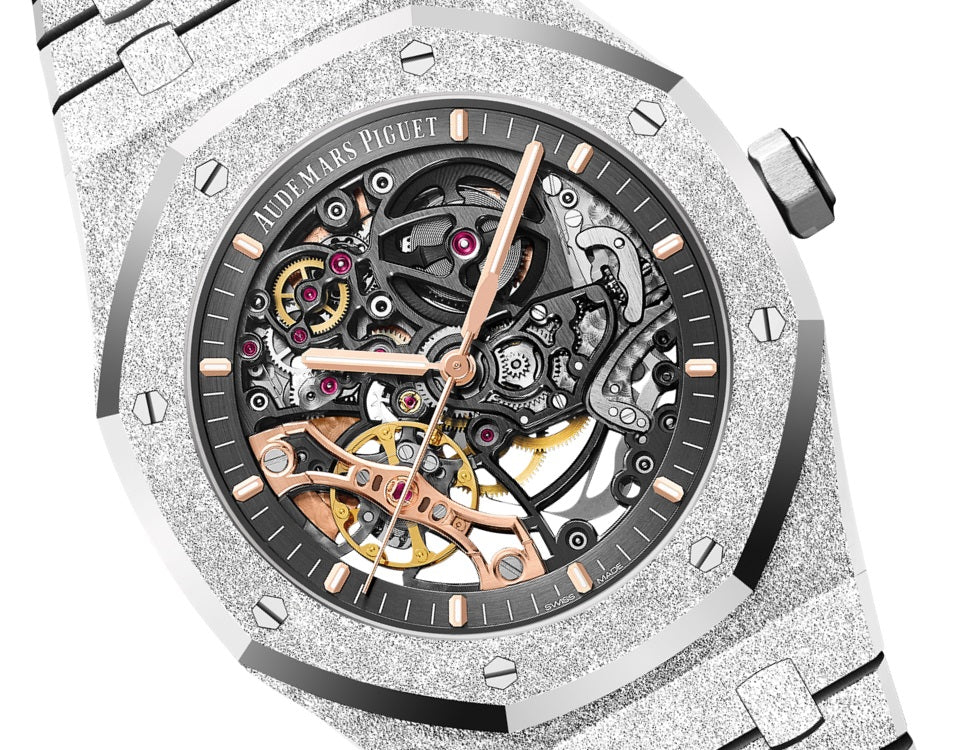Royal Oak Frosted Gold Double Balance Wheel Openworked, photo 2