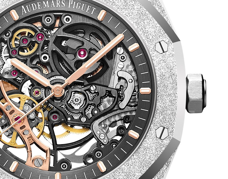 Royal Oak Frosted Gold Double Balance Wheel Openworked, photo 3