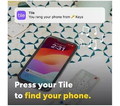 Alternative view of Tile by Life360 Tile Slim Wallet + Tile Mate Tracker 2 pack 2024