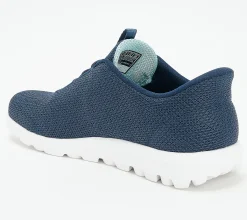 Alternative view of Skechers Slip-ins GO WALK Travel Bungee Sneakers - Cristal