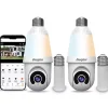 Energizer Smart WIFI Pan & Tilt 2K Light Bulb Camera 2PK