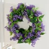 Martha Stewart 26" Indoor/Outdoor Lilac & Leaf Wreath