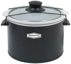 RoadPro 12-Volt 1.5-quart Slow Cooker in Black