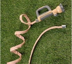 Bernini 40' Expanding Fabric Garden Hose with Easy Grip Nozzle - Sand
