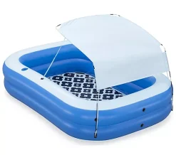 Alternative view of H2O GO! Summer Bliss Shaded Inflatable 8ft Family Pool w/ Cupholders