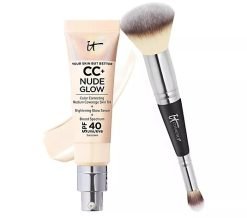 IT Cosmetics Your Skin But Better CC+ Nude Glow SPF40 w/ Luxe Brush - Fair Ivory