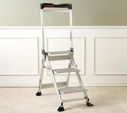 Little Giant Jumbo Step 3-Step Aluminum Step Ladder