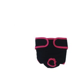 Pet Dog Simple Velcro Physiological Pants - Black, XS