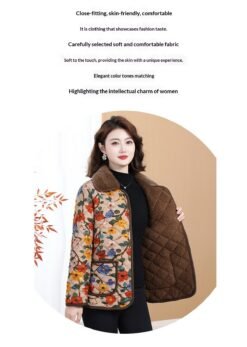 Alternative view of Womens Lightweight Padded Insulated Cotton Coat