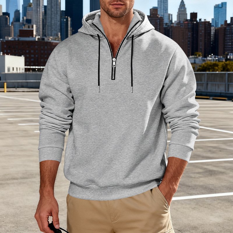Light-luxury Commuter-style Long-sleeve Hoodie With A Stand-up Collar - Image 7