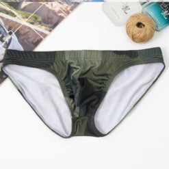 Camouflage Ice Silk Underwear Triangle - Camouflage, M