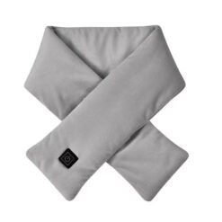 Autumn Winter USB-Heated Smart Power Bank Heated Scarf - Gray