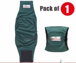 Pet Washable Physiological Dog Diaper Pants - Green, M