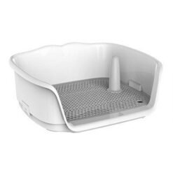 Dog Toilet Bedpan Teddy Small Dog - Grey, 53x47x20cm