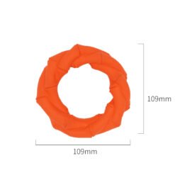 Dog teething toy - Orange, S