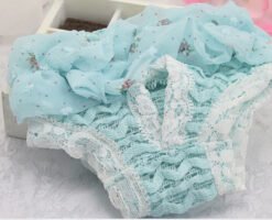 Female Dog Aunt Physiological Pants Panties - Green, L