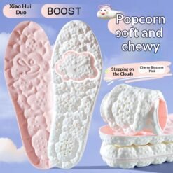 Ultra-soft Latex Pain-relief Insoles For Women - Cherry Blossom Powder, 43 to 44