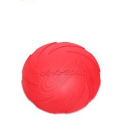Pet Dog Training Rubber Toys - Red, S
