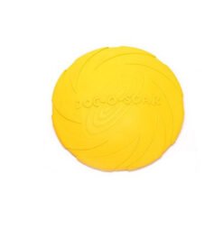 Pet Dog Training Rubber Toys - Yellow, S