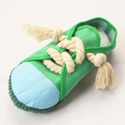 Slippers dog toy - Green