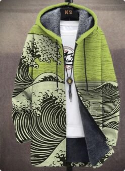 Men's Winter Printed Plush Lining  Thick And Windproof - Style 7, L