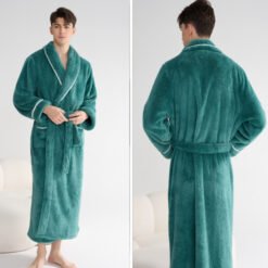 Autumn And Winter Thick Night-robe Couple Style