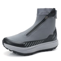 High-end Shock-absorbing Soft-soled Non-slip High-top Hiking Boots For Mountaineering - Gray, 40