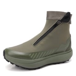 High-end Shock-absorbing Soft-soled Non-slip High-top Hiking Boots For Mountaineering - Army Green, 44