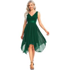 Women's Lace Chiffon Cocktail Ball Gown - Style4, US Size 4