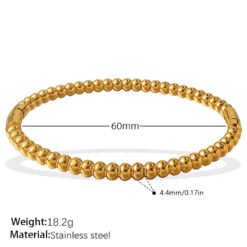 Alternative view of Buckle Bracelet Alloy Open-end Bracelet