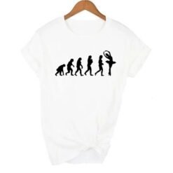 Womens Ballet Kid Crew Neck Plus-Size Short-Sleeve T-Shirt For Women - 8019731White, 4XL