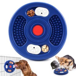 Dog Toy Licking Plate Hiding Pet Relieving Stuffy Training Toys - 23002B