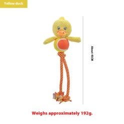 Cotton String Dog Toy Interactive Biting Dog Toy - Piyopiyo