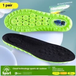 Alternative view of Pu Air Cushion Shock Absorption Thickened Massage Breathable Sweat Absorbing Argy Wormwood Insole