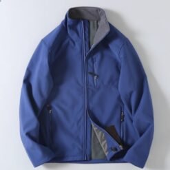 Men's High-end Outdoor-camp-inspired Utility Casual Jacket - Dark Blue, 3XL