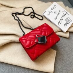 Shoulder Messenger Bag - Red