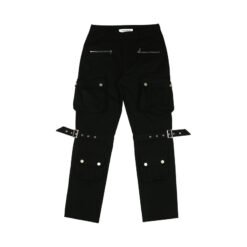 Black And Brown Multi-Pocket Trousers - Black, L