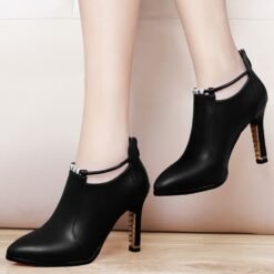 Alternative view of New Martin Boots Women's Autumn Pointed Toe Short Boots Women's Autumn