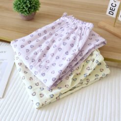 Alternative view of Simple Sweet And Relaxed-fit All-cotton Lounge Pants