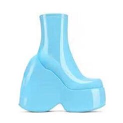 Platform Platform Platform Ankle Boots - Lake Blue, Size41