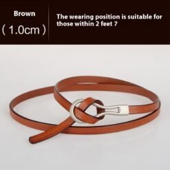 Cowhide Belt Women's Belt Fashion