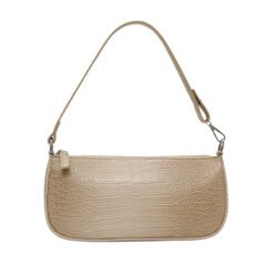 Alligator shoulder bag - Khaki