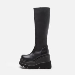 Alternative view of Gothic Platform Boots Biker Boots