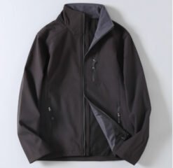 Men's High-end Outdoor-camp-inspired Utility Casual Jacket - Black, S