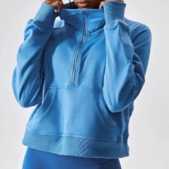 Alternative view of Women's Pullover Long-sleeved Half-zip Jacket