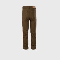 Brown Multi-size Washed Distressed Trousers - Brown, M