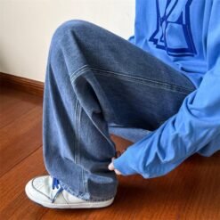 Distressed Straight Jeans For Men - Blue, 2XL