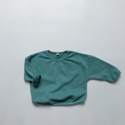 Basic Children's Long-sleeved Sweatshirt For Autumn And Winter Layering